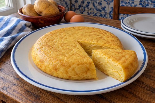 Spanish potato omelette